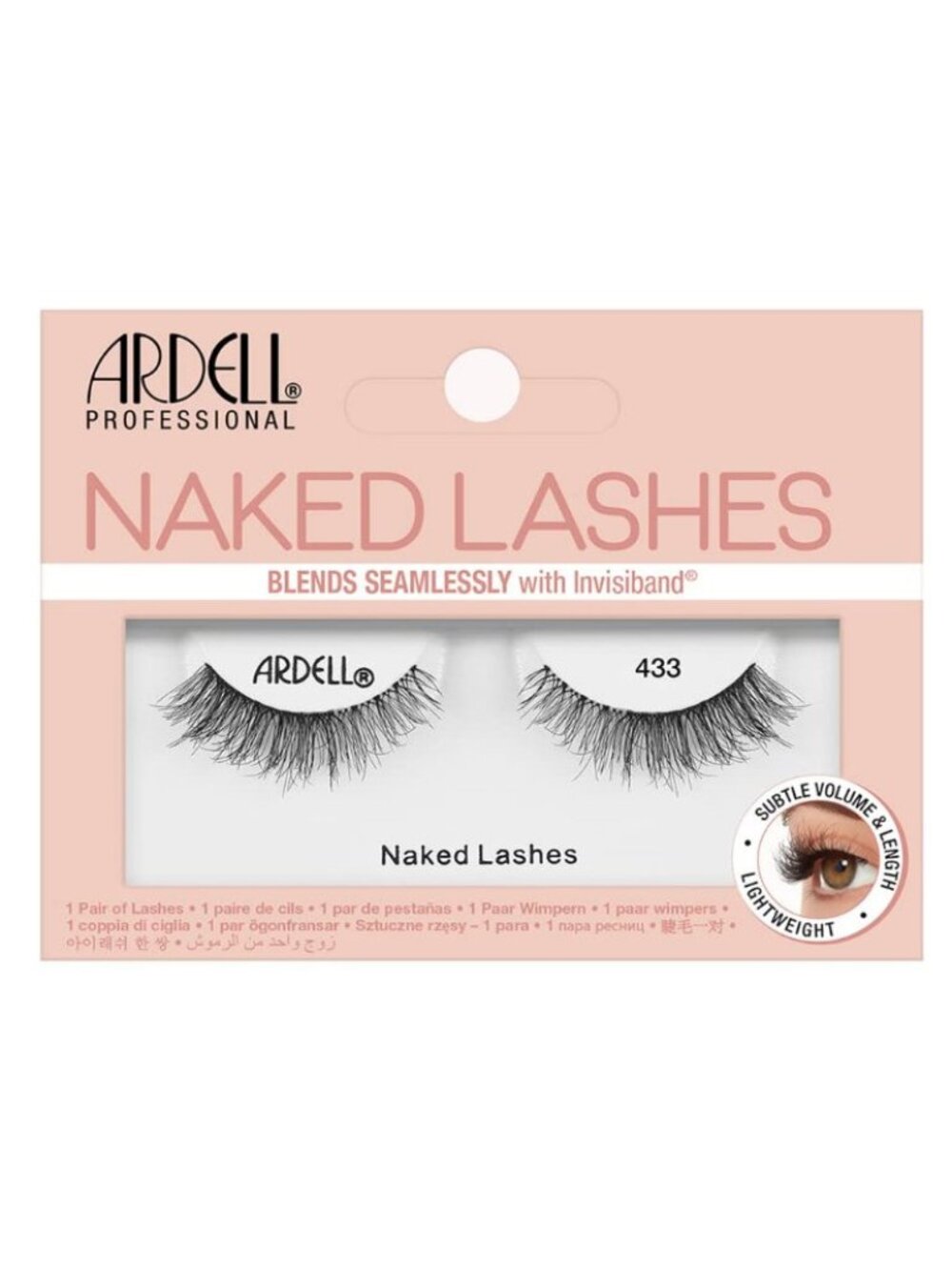 2pc Ardell Professional Naked Lashes Set - 433 with Invisiband - Picture 2 of 7